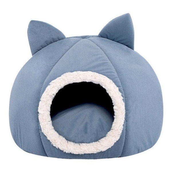 Detachable Soft Kennel Cat Bed Breathable Cat Pet Cave House Sleeping Bag Mat Pad Tent Pets Winter Warm Cozy Beds 11 Colors - Vimost Shop
