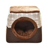 Detachable Soft Kennel Cat Bed Breathable Cat Pet Cave House Sleeping Bag Mat Pad Tent Pets Winter Warm Cozy Beds 11 Colors - Vimost Shop