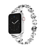Diamond Stainless Steel strap For Apple Watch band 38mm 42mm 40/44mm Bracelet woman watchband for iWatch Series 6 SE 5 4 3 belt - Vimost Shop
