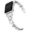 Diamond Stainless Steel strap For Apple Watch band 38mm 42mm 40/44mm Bracelet woman watchband for iWatch Series 6 SE 5 4 3 belt - Vimost Shop