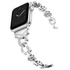 Diamond Stainless Steel strap For Apple Watch band 38mm 42mm 40/44mm Bracelet woman watchband for iWatch Series 6 SE 5 4 3 belt - Vimost Shop