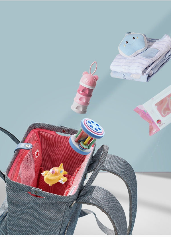 Diaper Bag Backpack Large Capacity Waterproof Nappy Bag Kits Mummy Maternity Travel Backpack Nursing Handbag - Vimost Shop