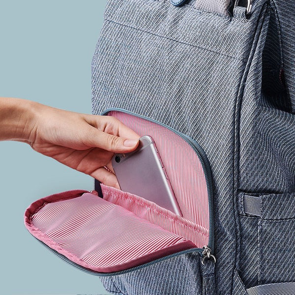 Diaper Bag Backpack Large Capacity Waterproof Nappy Bag Kits Mummy Maternity Travel Backpack Nursing Handbag - Vimost Shop
