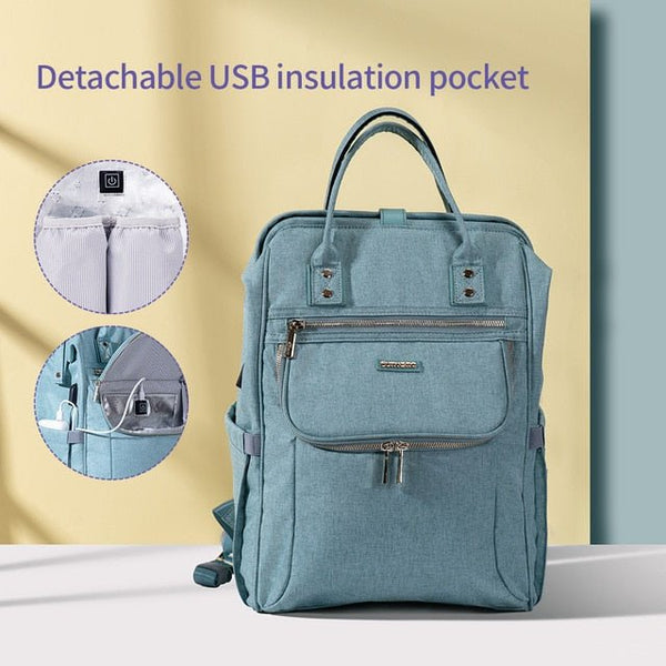 Diaper Bag Backpack Large Capacity Waterproof Nappy Bag Kits Mummy Maternity Travel Backpack Nursing Handbag - Vimost Shop