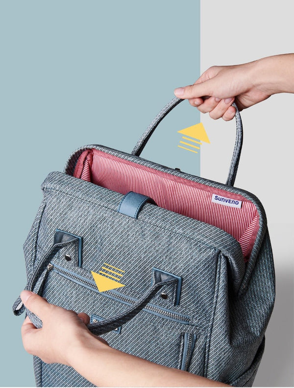 Diaper Bag Backpack Large Capacity Waterproof Nappy Bag Kits Mummy Maternity Travel Backpack Nursing Handbag - Vimost Shop