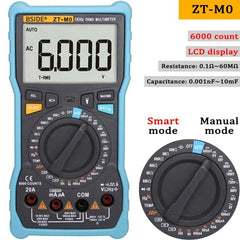 Digital Multimeter Profesional True RMS 8000 Analogue Tester 20A Current DC AC Voltage Capacitance VFC ohm battery Hz test