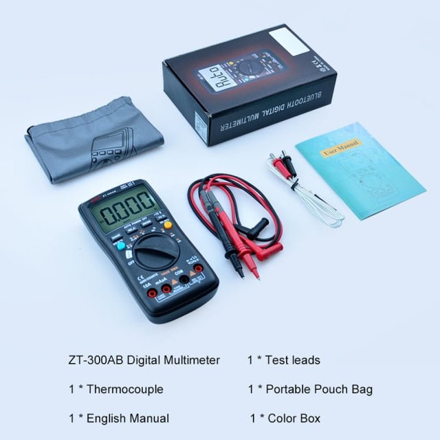 Digital multimeter Wireless Technology Ammeter True RMS Auto Rang Intelligent analog Voltmeter Capacitor Tester DIY Tool - Vimost Shop