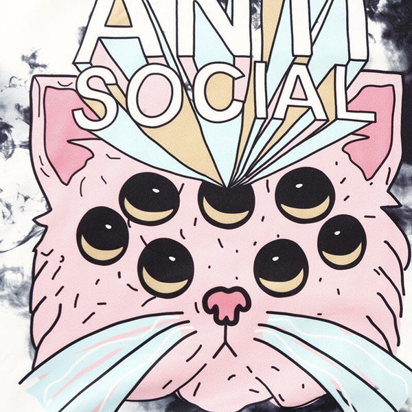 Digital Print 3D Autumn Winter Long Sleeve Sweatshirt Women Harajuku Loose Cat Hoodies - Vimost Shop