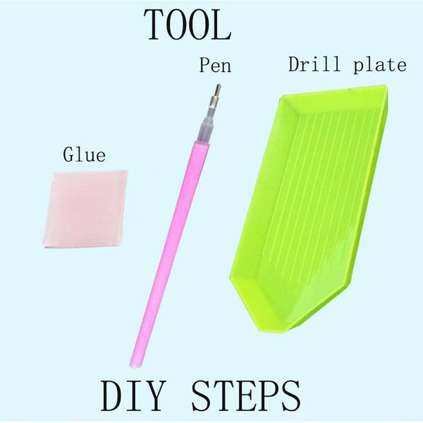 DIY Diamond Painting Cross Clock Flower Butterfly Pattern Embroidery Clock Special Shaped Drill Home Decoration Crafts - Vimost Shop