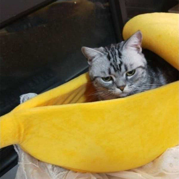 Dog Bed Banana Shape Dog House Pet Cat House Sofa Pet Kennel Nest Warm Dog Sofas Cat Sleeping Bag - Vimost Shop