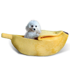 Dog Bed Banana Shape Dog House Pet Cat House Sofa Pet Kennel Nest Warm Dog Sofas Cat Sleeping Bag