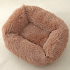 Dog Bed Sofa Long Plush Square Kennel Winter Warm Puppy Mat Cat Nest Soft House Non-slip Basket Cushion for Dogs Pet Supplies - Vimost Shop