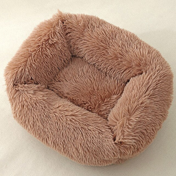 Dog Bed Sofa Long Plush Square Kennel Winter Warm Puppy Mat Cat Nest Soft House Non-slip Basket Cushion for Dogs Pet Supplies - Vimost Shop