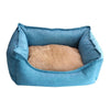 Dog Bed Winter Warm Pet Kennel Anti-Bite Square Puppy Sleeping Bed with Mat Soft Comfortable Pet Cushion For Small Medium Dogs - Vimost Shop