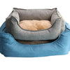 Dog Bed Winter Warm Pet Kennel Anti-Bite Square Puppy Sleeping Bed with Mat Soft Comfortable Pet Cushion For Small Medium Dogs - Vimost Shop