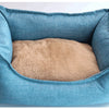 Dog Bed Winter Warm Pet Kennel Anti-Bite Square Puppy Sleeping Bed with Mat Soft Comfortable Pet Cushion For Small Medium Dogs - Vimost Shop