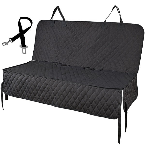 Dog Car Seat Cover 100% Waterproof Pet Cat Dog Carrier Car Back Seat Cover Nonslip 600D Heavy Duty Bench Car Seat For Large Dogs - Vimost Shop