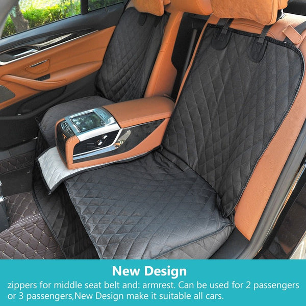 Dog Car Seat Cover Waterproof Car Rear Back Mat Dog Carrier For Pet Travel Cat Dogs Cushion Protector With Middle Seat Armrest - Vimost Shop