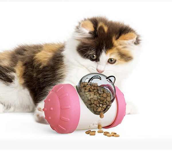 Dog Cat Toy Pet Tumbler Slow Food Leaking Ball Swing Leaking Food Toy Non-electric Safety Pet Slow Food Device for Dogs Cats Toy - Vimost Shop