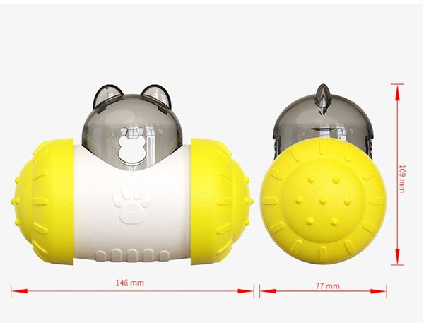 Dog Cat Toy Pet Tumbler Slow Food Leaking Ball Swing Leaking Food Toy Non-electric Safety Pet Slow Food Device for Dogs Cats Toy - Vimost Shop