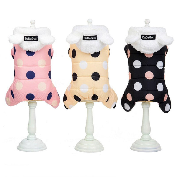 Dog Clothes Winter Pet Padded Vest Thickened Warm Jacket Costume Soft Pet Coat for Small Medium Dogs Cats Pets Outdoor Supplies - Vimost Shop