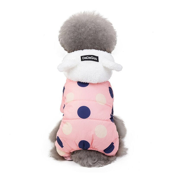 Dog Clothes Winter Pet Padded Vest Thickened Warm Jacket Costume Soft Pet Coat for Small Medium Dogs Cats Pets Outdoor Supplies - Vimost Shop