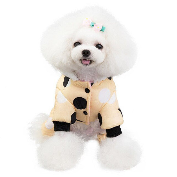 Dog Clothes Winter Pet Padded Vest Thickened Warm Jacket Costume Soft Pet Coat for Small Medium Dogs Cats Pets Outdoor Supplies - Vimost Shop