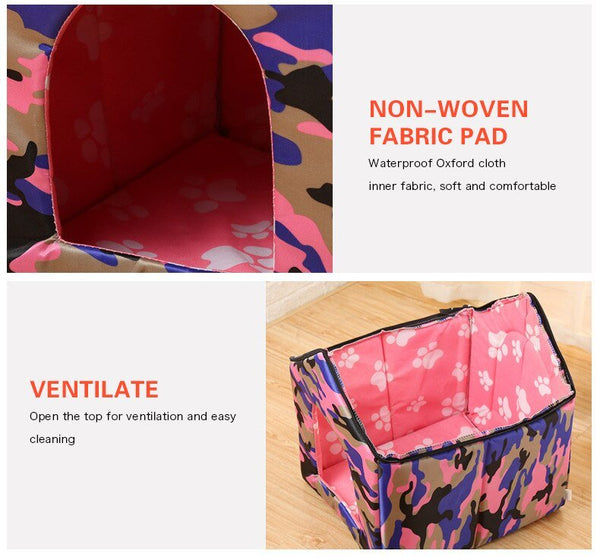 Dog House Outdoor Waterproof Pet Bed House Tent Chew Proof Indoor Kennel Warm Comfortable Pets Cave for Small Medium Dogs Cats - Vimost Shop