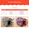 Dog House Outdoor Waterproof Pet Bed House Tent Chew Proof Indoor Kennel Warm Comfortable Pets Cave for Small Medium Dogs Cats - Vimost Shop