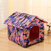 Dog House Outdoor Waterproof Pet Bed House Tent Chew Proof Indoor Kennel Warm Comfortable Pets Cave for Small Medium Dogs Cats - Vimost Shop