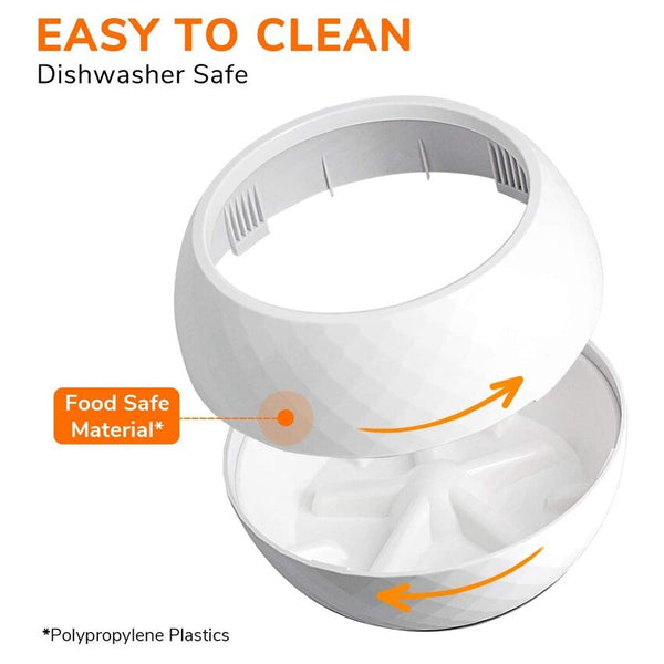 Dog Slow Feeder Bowl Wobbler Toy for Small Medium Dogs Cats Interactive Feeder Toy Tumbler Anti-Choking Pet Feeding Food Bowls - Vimost Shop