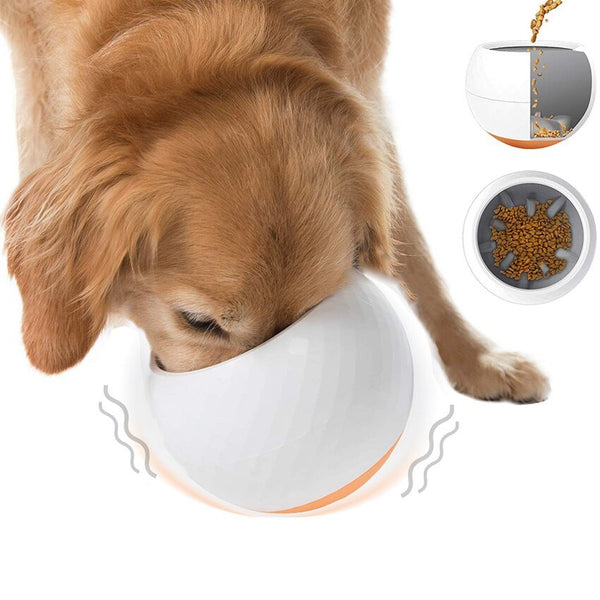 Dog Slow Feeder Bowl Wobbler Toy for Small Medium Dogs Cats Interactive Feeder Toy Tumbler Anti-Choking Pet Feeding Food Bowls - Vimost Shop