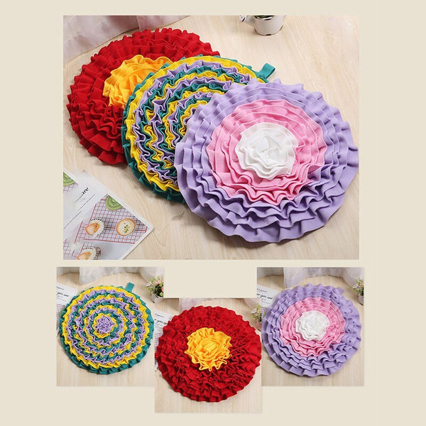 Dog Sniffing Mat Pet Slow Feeding Pad Dog Puzzle Toy Interactive Game Training Foraging Blanket Snack Feeding Mat Pets Supplies - Vimost Shop