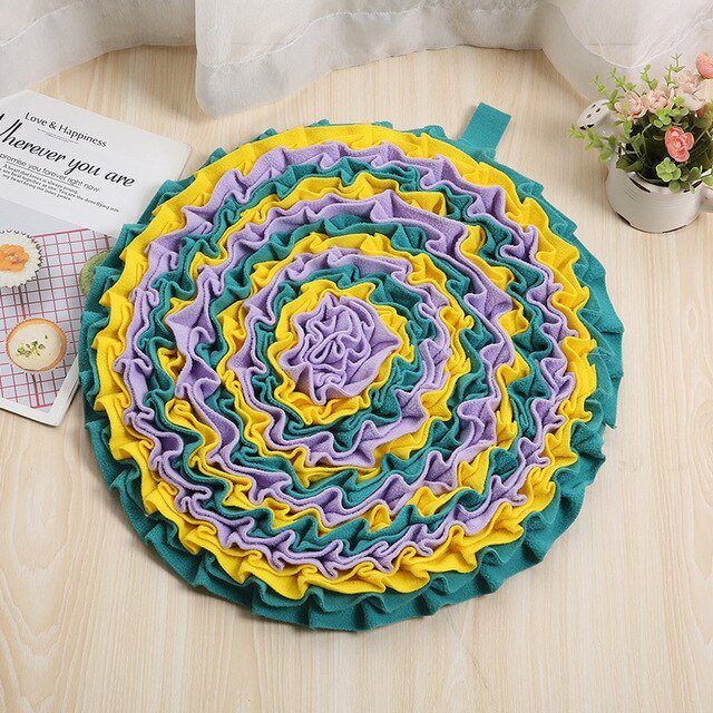 Dog Sniffing Mat Pet Slow Feeding Pad Dog Puzzle Toy Interactive Game Training Foraging Blanket Snack Feeding Mat Pets Supplies - Vimost Shop