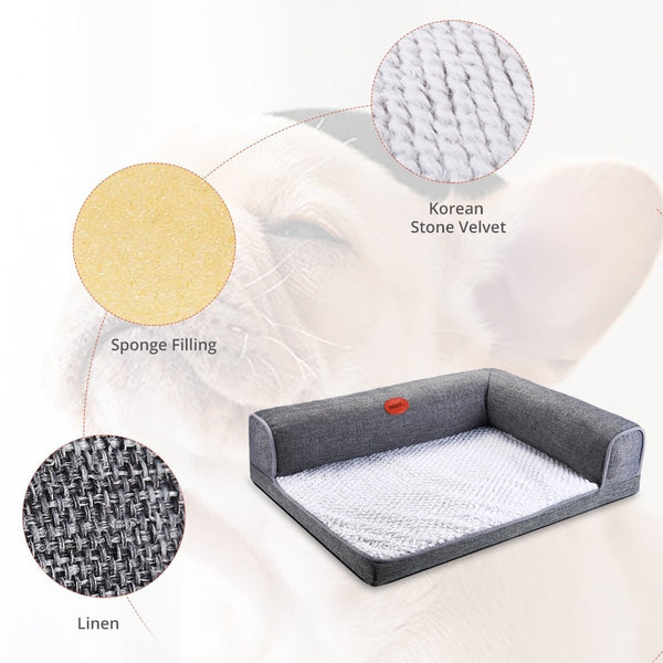 Dog Sofa Bed Soft Waterproof Warm Cushion Cat House Bed Puppy Sleeping Hondenmand Cushion Mat Pet Supplies - Vimost Shop