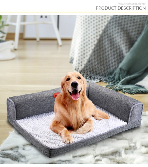 Dog Sofa Bed Soft Waterproof Warm Cushion Cat House Bed Puppy Sleeping Hondenmand Cushion Mat Pet Supplies - Vimost Shop