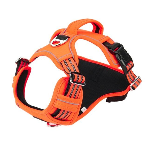 Dog Soft Adjustable Harness Pet Large Dog Walk Out Harness Vest Collar Hand Strap for Small Medium Large Dogs - Vimost Shop