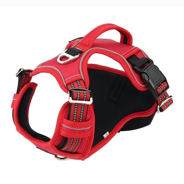 Dog Soft Adjustable Harness Pet Large Dog Walk Out Harness Vest Collar Hand Strap for Small Medium Large Dogs - Vimost Shop