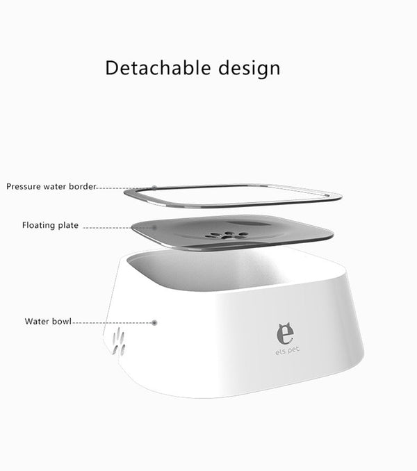 Dog Water Bowl Portable Large Capacity Splash Proof Vehicle Carried Water Feeder Floating Bowl Durable Drinking Dish For Dog Cat - Vimost Shop