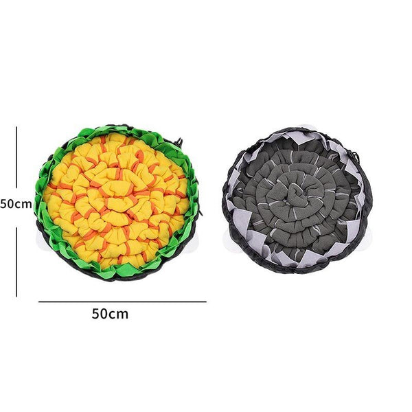 Dogs Snuffle Mat Pet Leak Food Anti Choking Mat Flower Nose Smell Training Sniffing Pad Slow Feeding Food Mat Nose Pad Pet Toy - Vimost Shop