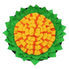 Dogs Snuffle Mat Pet Leak Food Anti Choking Mat Flower Nose Smell Training Sniffing Pad Slow Feeding Food Mat Nose Pad Pet Toy