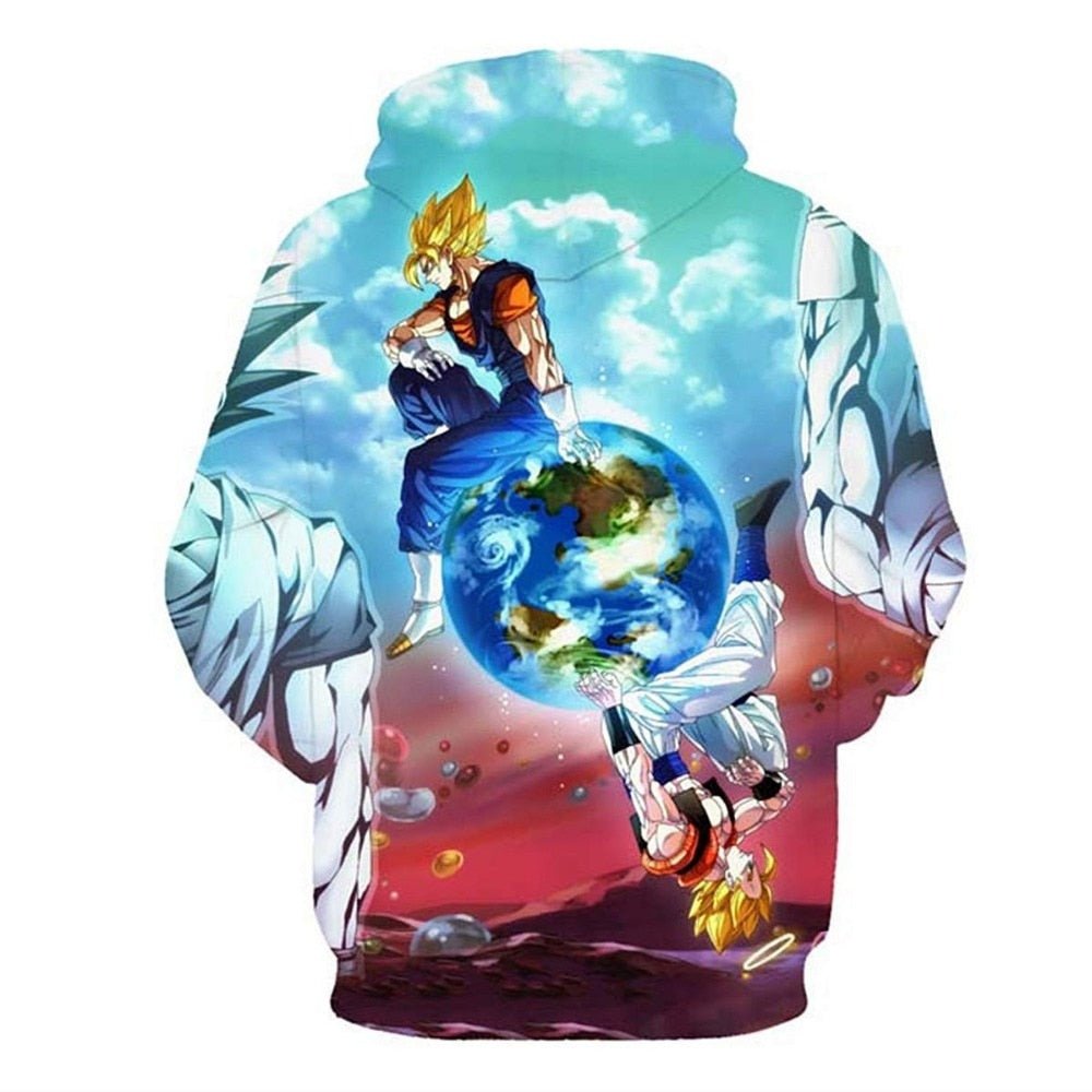 Dragon ball Anime 3D hoodies Men Women Hooded Sweatshirt Dragonball Son Goku Casual Pockets Streetwear Autumn Tops - Vimost Shop