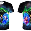 Dragon Ball DBZ Bulma Super Saiyan Vegeta 3d print Kids Goku T shirt Japan Anime Tshirts - Vimost Shop