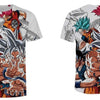 Dragon Ball DBZ Bulma Super Saiyan Vegeta 3d print Kids Goku T shirt Japan Anime Tshirts - Vimost Shop