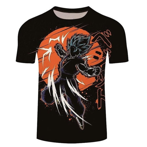 Dragon Ball DBZ Bulma Super Saiyan Vegeta 3d print Kids Goku T shirt Japan Anime Tshirts - Vimost Shop