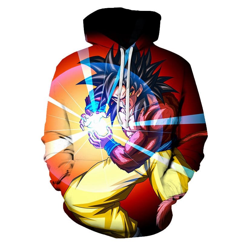 Dragon Ball Super 3D Hoodie Men /Women Spring Autumn Fashion Sweatshirt Unisex Japanese Anime Goku Print Jacket Outerwear - Vimost Shop