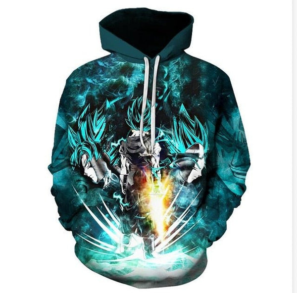 Dragon Ball Super 3D Hoodie Men /Women Spring Autumn Fashion Sweatshirt Unisex Japanese Anime Goku Print Jacket Outerwear - Vimost Shop
