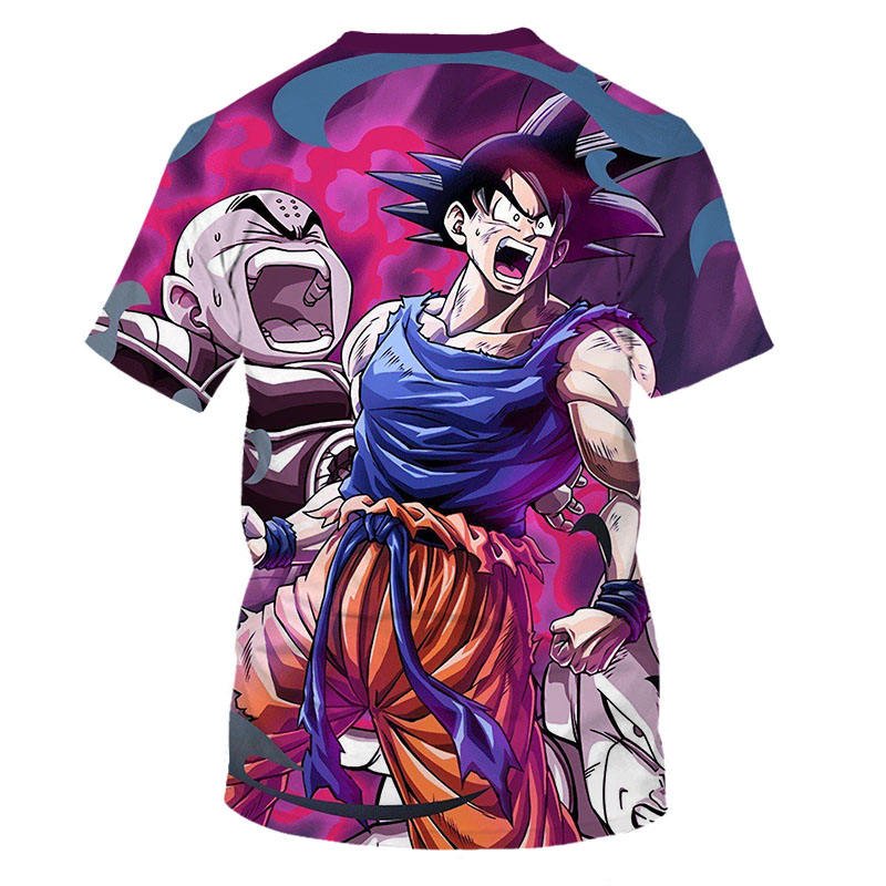 Dragon Ball T Shirt Men Summer Dragon Ball Z super Son Goku Slim Fit Cosplay 3D T-Shirts Vegeta Cool Anime Style Tshirt Homme - Vimost Shop