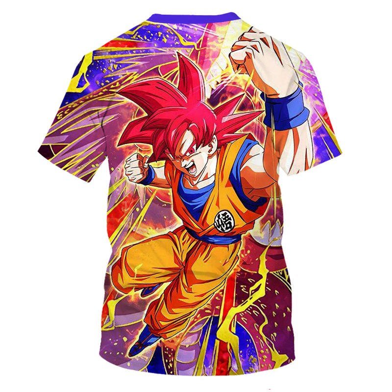 Dragon Ball T Shirt Men Summer Dragon Ball Z super Son Goku Slim Fit Cosplay 3D T-Shirts Vegeta Cool Anime Style Tshirt Homme - Vimost Shop