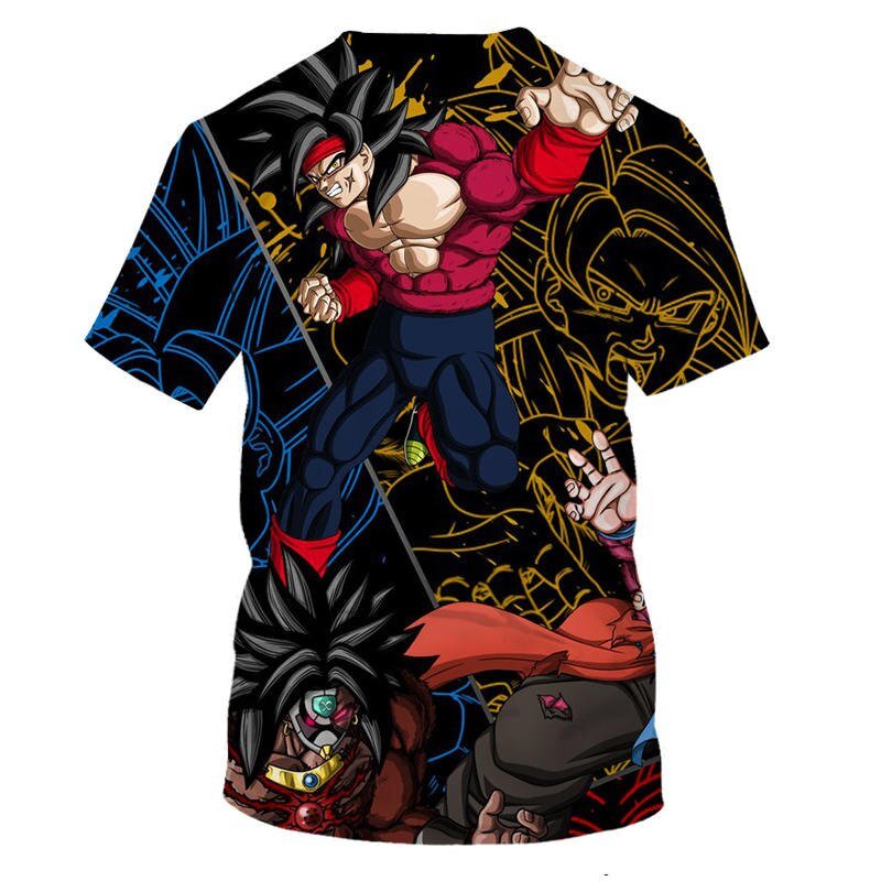 Dragon Ball T Shirt Men Summer Dragon Ball Z super Son Goku Slim Fit Cosplay 3D T-Shirts Vegeta Cool Anime Style Tshirt Homme - Vimost Shop